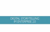 DIGITAL STORYTELLING IM ENTERPRISE 2ubicomp/... · Seminar-Vortrag – Digital Storytelling im Enterprise 2.0 – Nicole Pingel" ZWISCHENFAZIT" • Die Methode ermöglicht:" – Nutzung