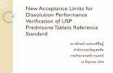 New Acceptance Limits for Dissolution Performance Verification …dmsc2.dmsc.moph.go.th/webroot/drug/km/lab_criteria/PVT... · 2011-06-16 · ทดสอบอัตราเร็วในการละลายของตัวยาสําคัญ