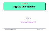 디지털통신 Signals and Systems - Dongguk · 2015-06-22 · Minjoong Rim, Dongguk University 6 Signals and Systems Circuits and Equipments - 2 • Oscillator an electronic circuit