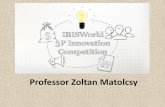 Professor Zoltan Matolcsy 3P... · 1. Quality of the idea, What problem does your offering solve?What is your product or service offering and how does it work? What is the market