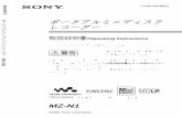 ポータブルミニディスク レコーダー - Sony3-234-039-02(2) ポータブルミニディスク レコーダー ©2001 Sony Corporation MZ-N1 取扱説明書/Operating Instructions