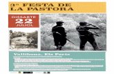 3ª FESTA DE LA PASTORA - Avinsilona Vallibona festa pastora/2 Cartell Festa Pastora .pdf · Jornada d’Homenatge a Florencio Pla Meseguer (Durruti, La Pastora). 22/7/2017 Programa:
