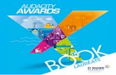 Des lauréats récompensés aujourd’hui · 2019-05-31 · Audacity Awards reviennent en 2018 pour leur 7e édition. Depuis leur création en 2011 par les partenaires publics et