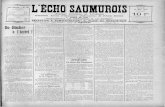 LICHO SAUMUROIS - Château de Saumurarchives.ville-saumur.fr/_depot_amsaumur/_depot_arko/fonds/echo_saumur... · .^•ХУ!.*^* У.;!ГДУ.ГТ1.' '.T 'ПИШ. И TS'^'Aniiée —