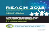 REACH 2018 - Madrid AeroSpace€¦ · sustancias, mezclas y artículos en su actividad, independientemente del tamaño y posición de la empresa en la cadena de suministro. El reglamento