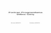 Fortran Programlama Diline Girişdosyalar.ersoykardesler.net/Fortran_Programlama_Diline_Giris.pdf · Kısaltmalar ASCII American Standard Code for Information Interchange (Bilgi Değişimi