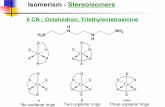 Isomerism - Stereoisomers · 2017-11-13 · Coordination Numbers and Structures 8≤ Known up to 16 CN Pentagonal bipyramid, Capped trigonal prism, Capped octahedron 7 6 Octahedron,
