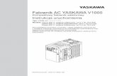 Falownik AC YASKAWA V1000 - Falowniki-Instrukcje.plfalowniki-instrukcje.pl/wp-content/uploads/2018/06/... · normą IEC/EN 60755. Należy zawsze uziemiać zacisk uziemiający po stronie