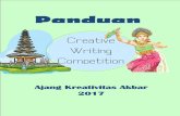 Creative Writing Competitionhmkm.fkunud.com/wp-content/uploads/2017/01/Panduan-CWC-2017.pdf · PANITIA PELAKSANA AJANG KREATIVITAS AKBAR PSKM 2017 HIMPUNAN MAHASISWA KESEHATAN MASYARAKAT