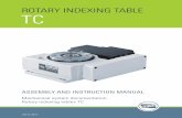 ROTARY INDEXING TABLE TC - ATB Automation · A rotary indexing table of the TC series is an electromechanical rotary indexing table. In the following, the rotary indexing table will
