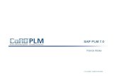 SAP PLM 7 - CaRD · Architektur des PLM 7.0 SAP PLM Internet Unternehmens-netzwerk SAP PLM WEB UI D M Z Interner Benutzer Patrick Müller 4 PLM 7 Solutions WEB UI ERP 6.0 EhP4 PLM-Add-On