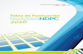 Tabla de Puntuación NDPC 2016 - ccpm.org.mx2016 NDPC Tabla de Puntuación AR AR ORMAR. Alternativa Descripción Unidad de valuación Factor de valuación Requisitos para su otorgamiento