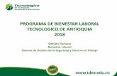 Presentación de PowerPoint - Tecnológico de Antioquia · 2018-06-04 · Plan de Emergencias Una actividad mensual Febrero –Diciembre Capacitación y entrenamiento a los comités