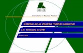 Estudio de la Opinión Pública Nacional · 2014-05-10 · A L F R E D O KELLER y A S O C I A D O S El Gobierno de Maduro vs. el de Chávez 4 ¿Cómo es el gobierno de Maduro comparado