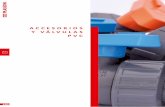 ACCESORIOS Y VÁLVULAS P V C · 2020-01-31 · 152 ACCESORIOS Y VÁLVULAS PVC Introducción Los innovadores productos PLASSON revolucionaron la manera de conectar tuberías de polietileno