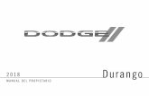 2018 Dodge Durango Owner's ManualADVERTENCIA DE VUELCO Los vehículos utilitarios tienen índices aprecia-blemente más altos de vuelco que otros tipos de vehículos. Este vehículo