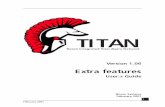 TITAN · prove TITAN’s performance and your productivity. • Information about the optional Advanced User Search module. How to use the manual: This manual is arranged by function,