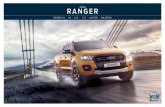 RANGER - Ford Guatemala · Disponible en XL, XLS, XLT [ MOTORES DIESEL DE 3.2L ] UN VERDADERO CABALLO DE BATALLA Cuando el trabajo o la diversión exigen más capacidad y poder para
