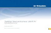 Tekla Structures 2017i · 2017-09-25 · 3.7 Modifica dell'adattabilità degli oggetti del modello.....57 Definizione delle impostazioni di adattabilità di default.....58 Modifica