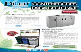 CONTENEDORES PARA RECICLAJE - Diken International PARA RECICLAJE.pdf · • El contenedor vienen con el logo universal del reciclaje impreso. • Contenedor para usarse en áreas