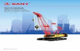 SANY Crawler Crane 80 Tons Lifting Capacity crane...Quality Changes the World Main Characteristics SCC800A Crawler Crane 80 Tons Lifting Capacity _____ 08 Safety Device Lightning Protection