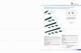  · Perfil Medio Evaporadores de Aire de Descarga Dual serie HED HED Medium Profile series Dual Discharge Evaporator Espacio entre aletas / Fin spacing 6 mm, con resistencia / with