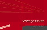 CALIDAD DEL SERVICIO ENERGÍA ELÉCTRICA · TABLA DE CONTENIDO INTRODUCCIÓN 1 CAPÍTULO 1. Consideraciones generales sobre la calidad del servicio de energía eléctrica 5 1.1. El