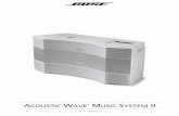 A W M S II - BOSE...ACOUSTIC WAVE® MUSIC SYSTEM II ©2012 Bose Corporation, The Mountain, Framingham, MA 01701-9168 USA AM356315 Rev.00 AWMS II_OG_Cover_1L_JAP.fm Page 1 Wednesday,