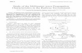 Study of the Millimeter-wave Propagation Characteristics in the …ap-s.ei.tuat.ac.jp/isapx/2016/pdf/2D2-3.pdf · 2016-09-30 · Study of the Millimeter-wave Propagation . Characteristics