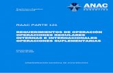 Administracion Nacional de Aviacion Civil - RAAC PARTE 121 · 2013-03-19 · apendice f 6. 2 raac parte 121 31 julio 2008 3º edición administraciÓn nacional de aviaciÓn civil