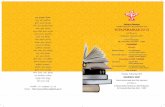 YUVA PURASKAR 2015 - Sahitya Akademi Awardsahitya-akademi.gov.in/pdf/Yuva-Puraskar-18-19-Nov-15.pdfTriveni Kala Sangam, 205, Tansen Marg, New Delhi – 110001 Invocation YUVA PURASKAR