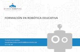 Formación en robótica educativa · 2020-02-06 · Temario del curso • Programación por bloques con el software de Lego • Desarrollo de los proyectos Lego® • Desarrollo de