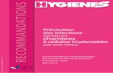 Recommandations professionnelles par consensus formalisé … · 2017-07-12 · prévention des infections associées aux chambres à cathéter implantables pour accès veineux -