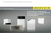 Sukurkite tinkamą atmosferą naudodami atsinaujinančias … · 2020-03-26 · „ROTEX HPSU compact“ suderina labai efektyvią šilumos siurblio technologiją su modernia šilumos