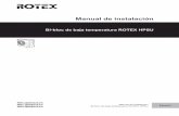 Bi-bloc de baja temperatura ROTEX HPSU · 2020-02-01 · Bi-bloc de baja temperatura ROTEX HPSU Español Manual de instalación Bi-bloc de baja temperatura ROTEX HPSU RRLQ004CAV3
