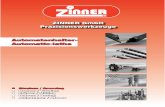 Automatenhalter- Automatic-lathe - ZINNER · 2014-09-01 · een 4 ZINNER GmbH - Präzisionswerkzeuge - eeeZINNER GmbH - Präzisionswerkzeuge Tel.: +49 (0)911 / 939 739 - 0 Fax: +49