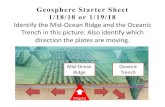 Identify the Mid-Ocean Ridge and the Oceanic …...Geosphere Starter Sheet 1/18/18 or 1/19/18 Identify the Mid-Ocean Ridge and the Oceanic Trench in this picture. Also identify which