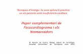 Paper complementari de l’ecocardiogramai els …...Paper complementari de l’ecocardiogramai els biomarcadors Ecocardiograma ACC/AHA guidelines for the diagnosis and management