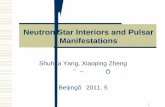 Neutron Star Interiors and Pulsar - bao.ac.cnzmtt.bao.ac.cn/pulsar_cof_beijing/morning_511/YangShuhua.pdf[New Scientist] 2011.2.4 Neutron star seen forming exotic new state of matter
