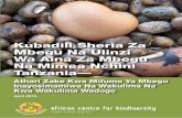 April 2016 - ACBioacbio.org.za/wp-content/uploads/2016/05/Tanzania-Seed... · 2016-05-04 · PO Box 29170, Melville 2109, South Africa Kubadili Sheria Za ... Athari kwa Zanzibar 8