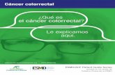 ¿Qué es el cáncer colorrectal · 2018-07-11 · Cáncer colorrectal: guía para pacientes - Basada en la Guía de Práctica Clínica de la ESMO - v.2013.1 Página 2 La Fundación
