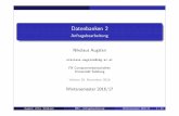 Datenbanken 2 - Uni Salzburg · (von SQL in Rel. Alg.) 2. Optimieren (Auswertungsplan erstellen) 3. Auswerten (Auswertungsplan ausf uhren) queryparser and translator relational algebra