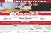 CURSOS DE COCINA · 2017-08-17 · Especializados en impartir cursos para novatos, transmiten esa cocina que pasa de generación en generación con toques originales. En sus clases
