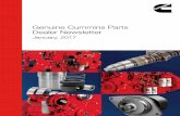 Genuine Cummins Parts Dealer Newsletter - Cummins QuickServe Online · 2017-01-31 · Cummins is pleased to announce it will be continuing the Cummins Overhaul Program with the same