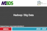 Hadoop / Big Data - Tokidevcours.tokidev.fr/bigdata/cours/mbds_big_data_hadoop_2019... · 2019-10-28 · Exemple : Blue Gene (1999) Supercalculateur « classique ». Connecte 131072