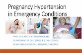 Pregnancy Hypertension in Emergency Conditions · Outline • Introduction • ... from the\ഠmaternal history and compare the estimated performance of such algorithms in the prediction