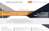 ASESORIA SUJETOS OBLIGADOS - ConnectAmericas...Auditoria de Seguridad en Andes Petroleum en el año 2012 Auditorías, y consultorías en Prevención de Pérdidas, Fraude y Prevención