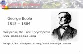 Algebra Booleana George Boole 1815 1864 · 2019-03-04 · Logica delle Proposizioni Logica In filosofia, lo studio delle leggi e delle funzioni che caratterizzano la struttura del