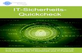 ITSicherheits Quickcheck · automatisch erzeugten Reporte der eingesetzten Tools in elektronischer Form, um die gefundenen Ergebnisse schneller nachvollziehen und die Empfehlungen