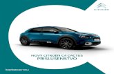 NOVÝ CITROËN C4 CACTUS PRÍSLUŠENSTVO · 2019-02-05 · OBSAH Vybrať si príslušenstvo Citroën, znamená vybrať si kvalitu, bezpečnosť a štýl. Je navrhnuté špeciálne